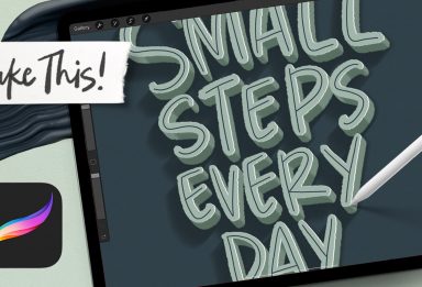 3D Lettering for Beginners in Procreate