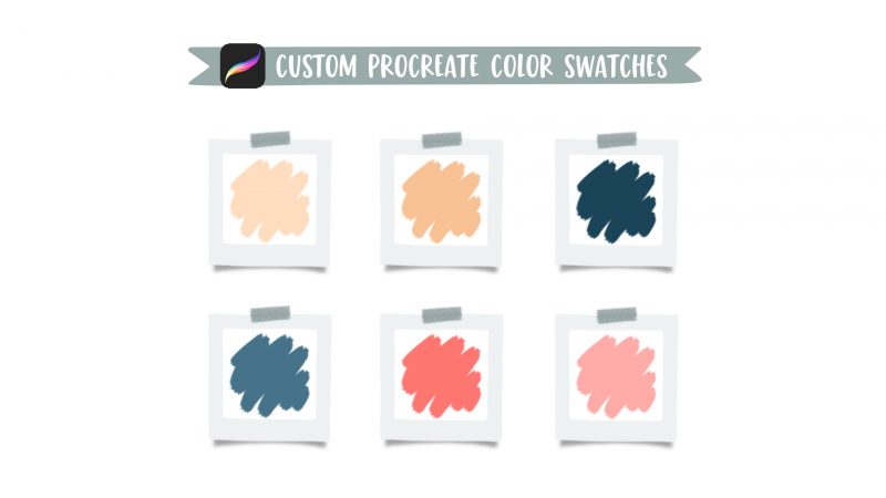 Make Washi Taped Flowers in Procreate