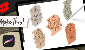 Draw 5 Leaf Shapes in 60 Seconds with Procreate