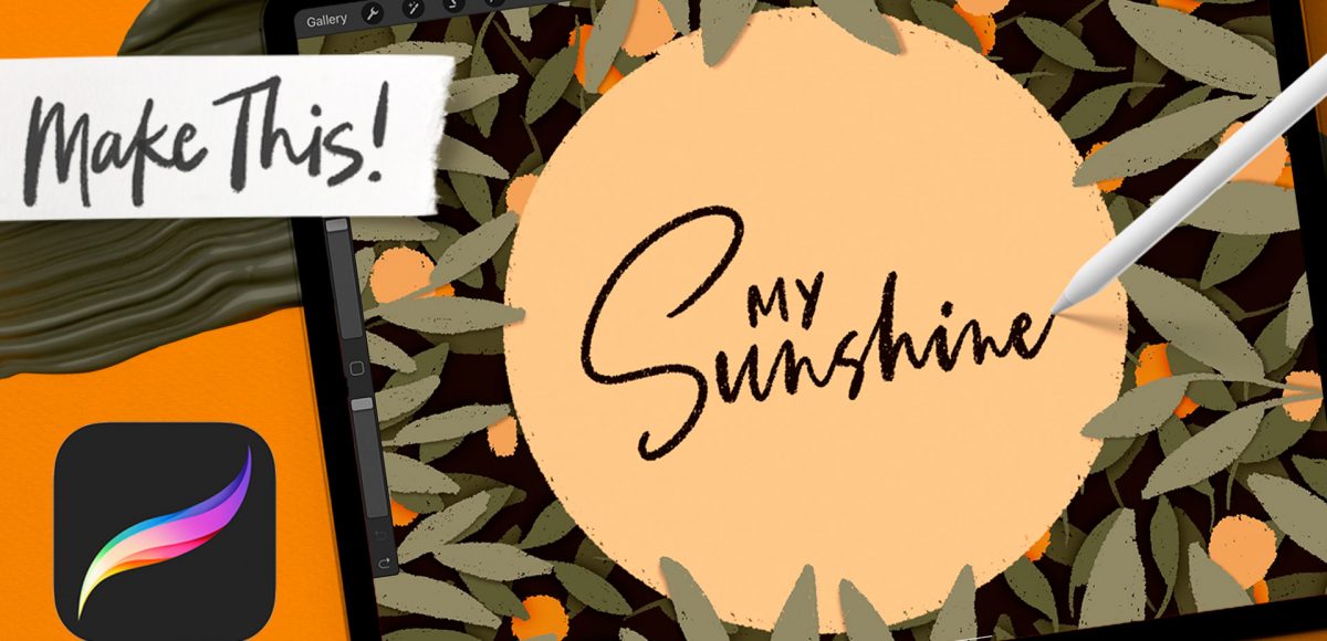 Paint a Leafy Depth Illusion in Procreate