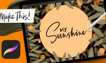 Paint a Leafy Depth Illusion in Procreate