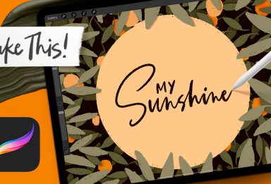 Paint a Leafy Depth Illusion in Procreate