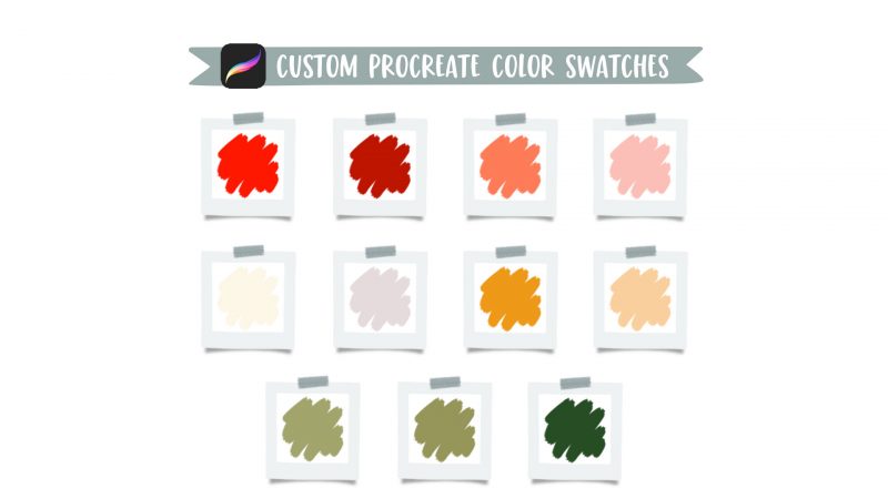 Strawberry Gouache Painting in Procreate