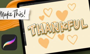 5 lettering enhancements anyone can do in procreate