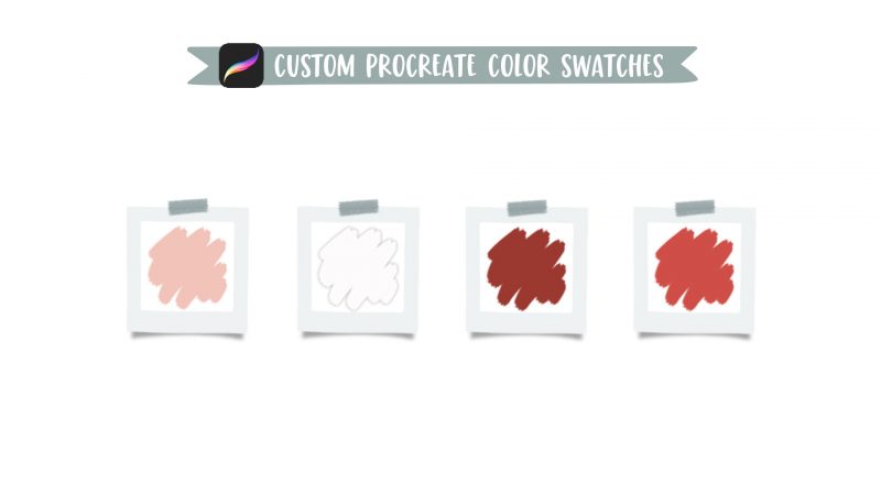 Candy Cane Lettering in Procreate