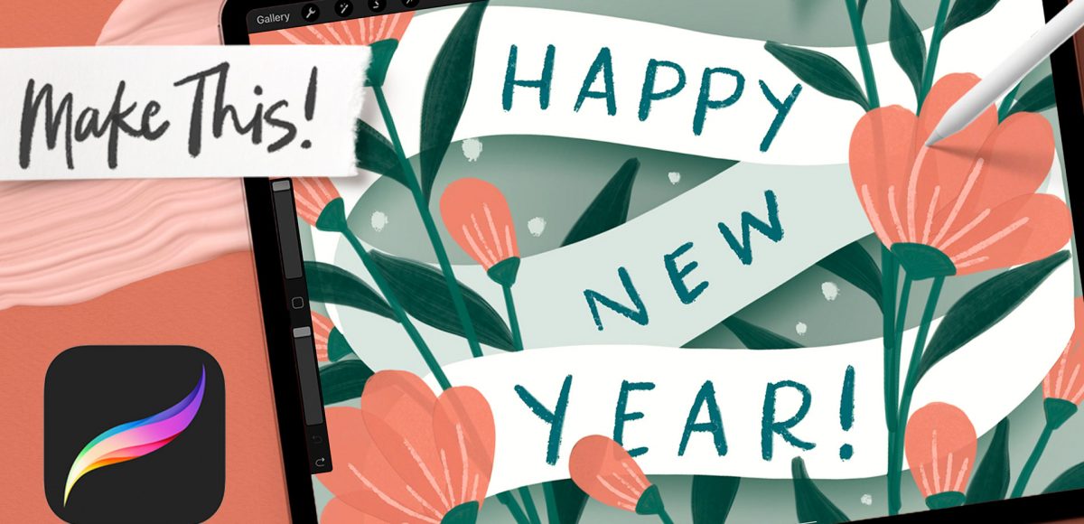 How to Draw Complex Ribbons in Procreate