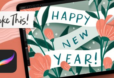 How to Draw Complex Ribbons in Procreate