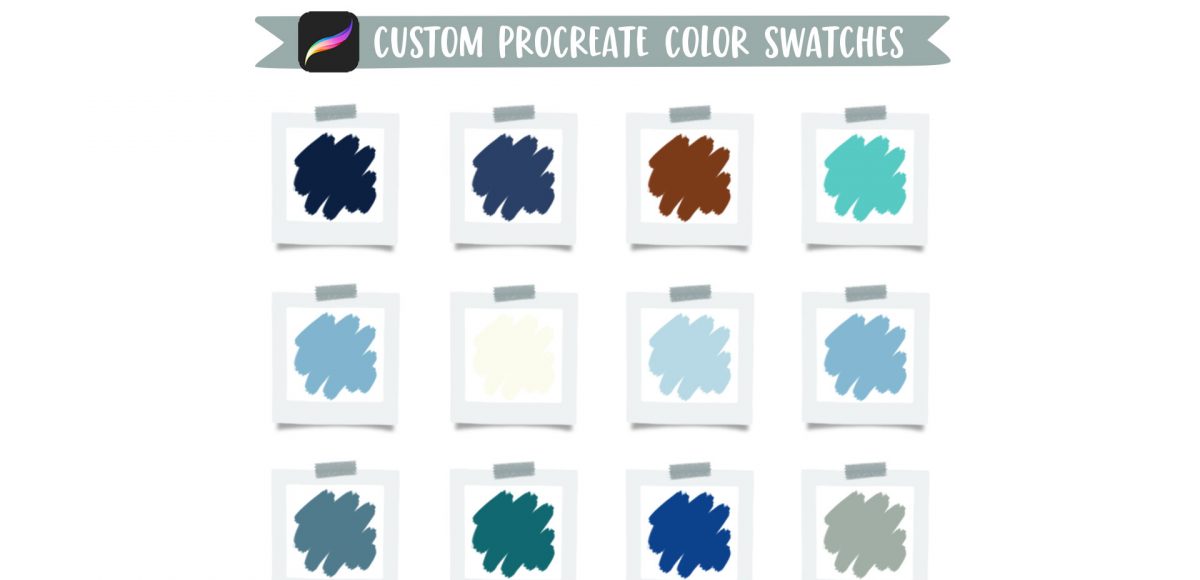 Paint Glowing Holiday Lights in Procreate