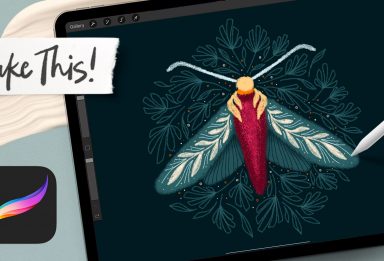Draw a Magical Moth in Procreate
