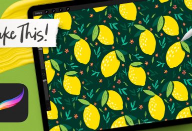 Simple Repeat Pattern in Procreate