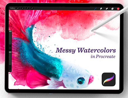 Messy Watercolors in Procreate