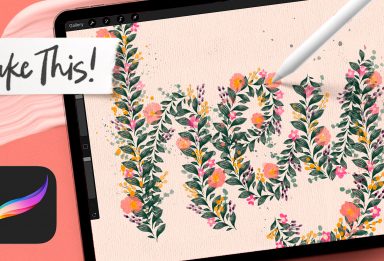 How to Make a Pattern Lettering Brush in Procreate