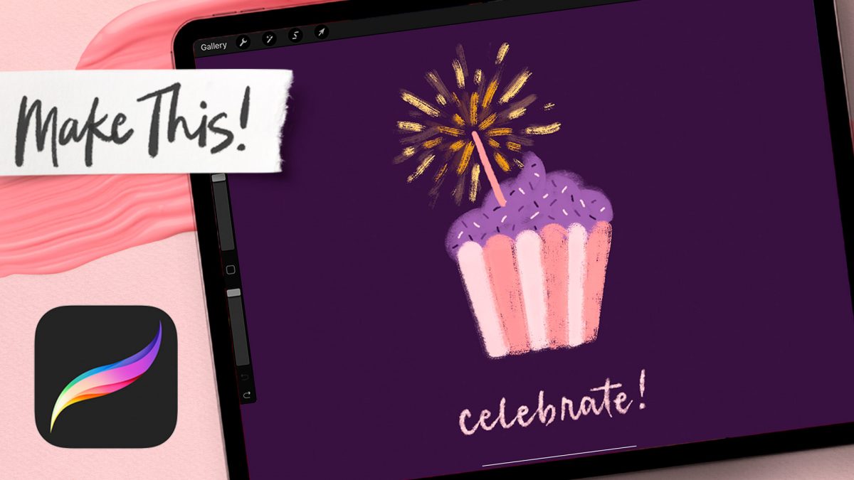 Procreate Animation for Beginners: Birthday Sparkler!