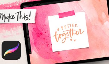 Paint Messy Watercolor Backgrounds in Procreate