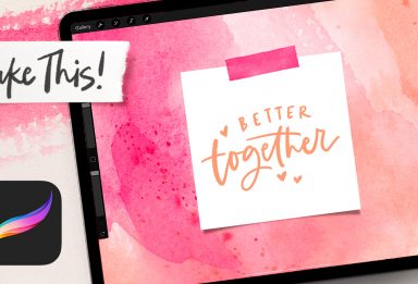 Paint Messy Watercolor Backgrounds in Procreate