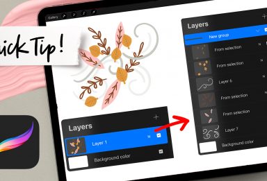 Quick Tip: Convert Flattened Artwork into Layers in Procreate