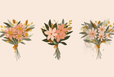 3 ways to add style to your bouquet of flowers drawing