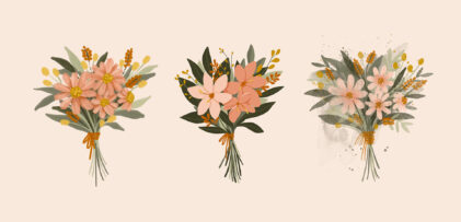 3 Ways to Add Style to Your Bouquet of Flowers Drawing