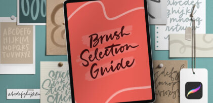 Procreate for Hand Lettering: A Brush Selection Guide