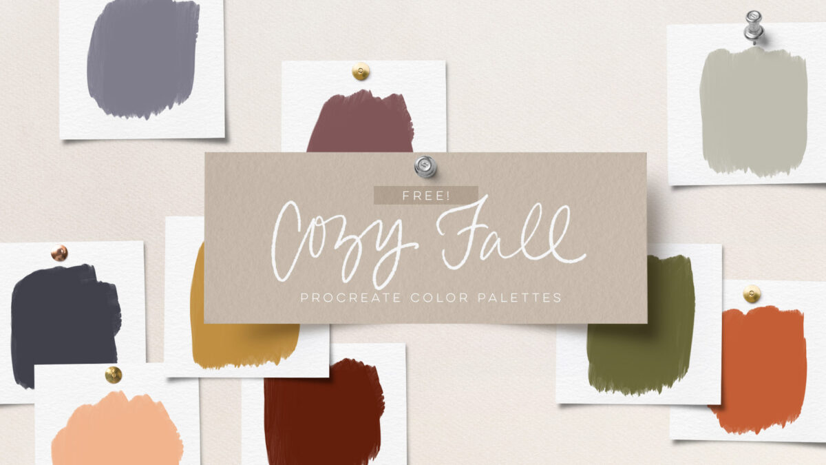 5 Free Crips and Cozy fall color palettes