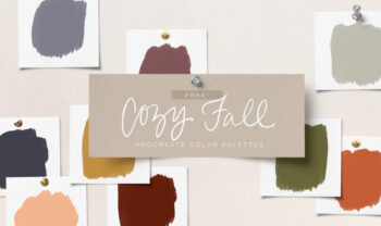 5 Free Crips and Cozy fall color palettes