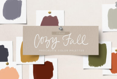 5 Free Crips and Cozy fall color palettes
