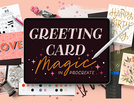 Greeting Card Magic in Procreate