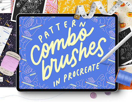 Pattern Combo Brushes in Procreate